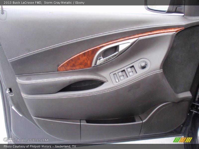 Storm Gray Metallic / Ebony 2013 Buick LaCrosse FWD