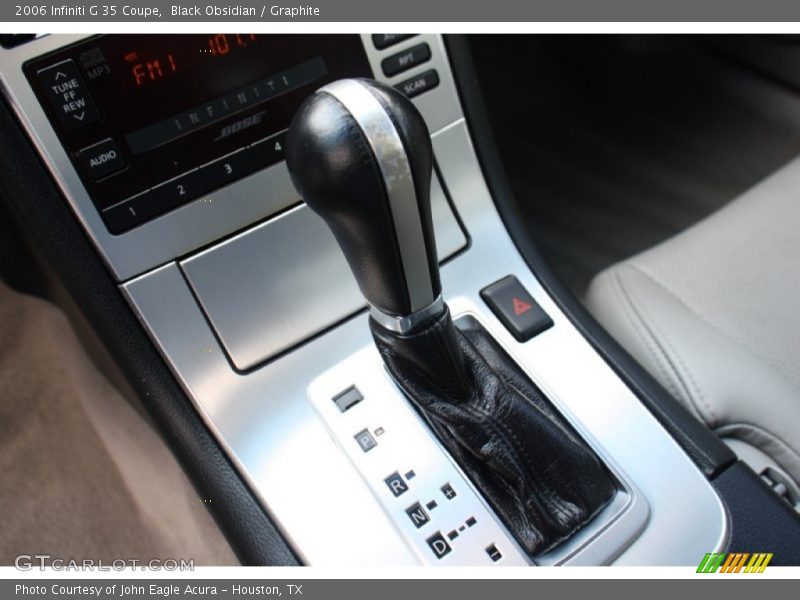 Black Obsidian / Graphite 2006 Infiniti G 35 Coupe
