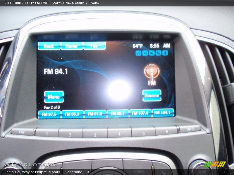 Storm Gray Metallic / Ebony 2013 Buick LaCrosse FWD
