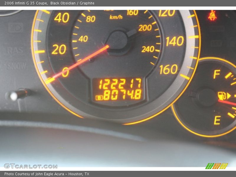 Black Obsidian / Graphite 2006 Infiniti G 35 Coupe