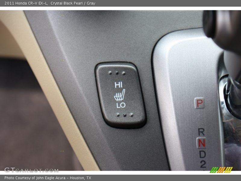 Crystal Black Pearl / Gray 2011 Honda CR-V EX-L