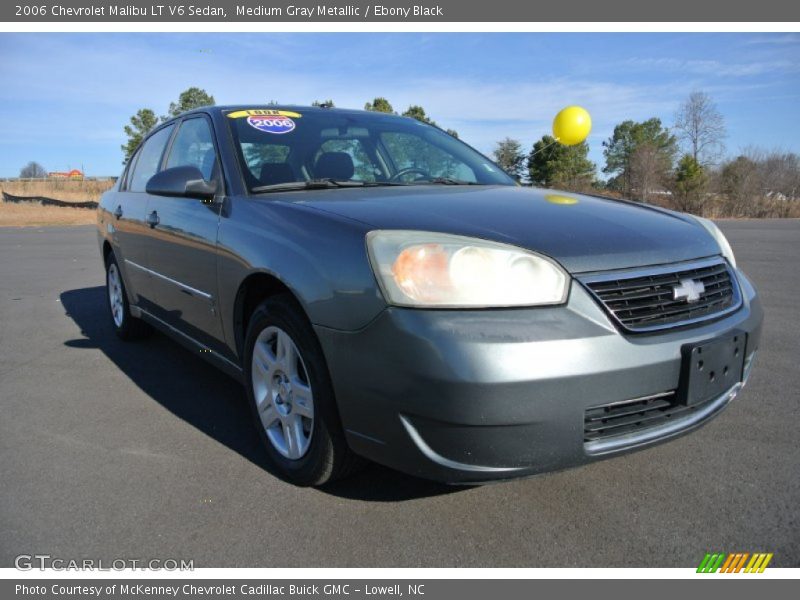Medium Gray Metallic / Ebony Black 2006 Chevrolet Malibu LT V6 Sedan
