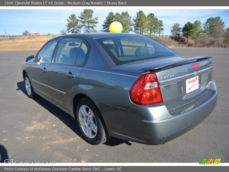 Medium Gray Metallic / Ebony Black 2006 Chevrolet Malibu LT V6 Sedan