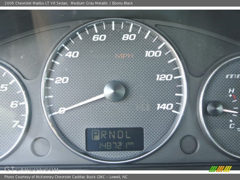Medium Gray Metallic / Ebony Black 2006 Chevrolet Malibu LT V6 Sedan