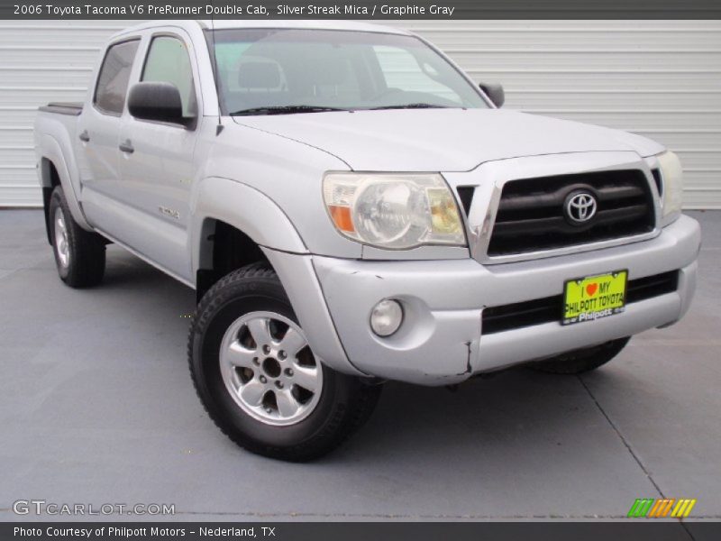 Silver Streak Mica / Graphite Gray 2006 Toyota Tacoma V6 PreRunner Double Cab