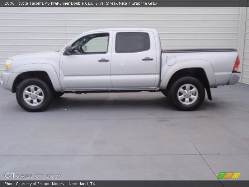 Silver Streak Mica / Graphite Gray 2006 Toyota Tacoma V6 PreRunner Double Cab