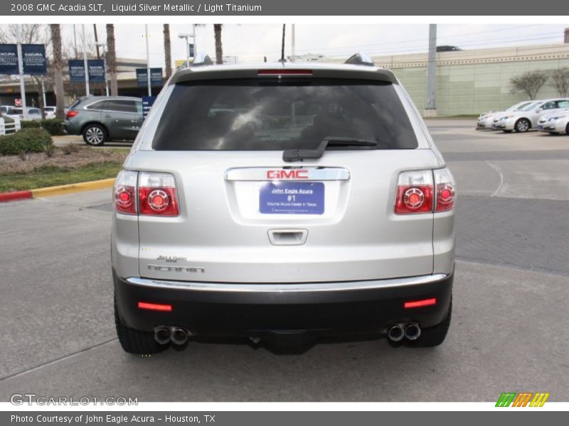 Liquid Silver Metallic / Light Titanium 2008 GMC Acadia SLT