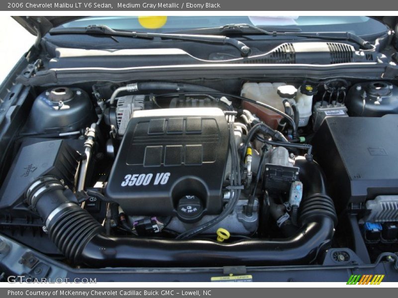 Medium Gray Metallic / Ebony Black 2006 Chevrolet Malibu LT V6 Sedan