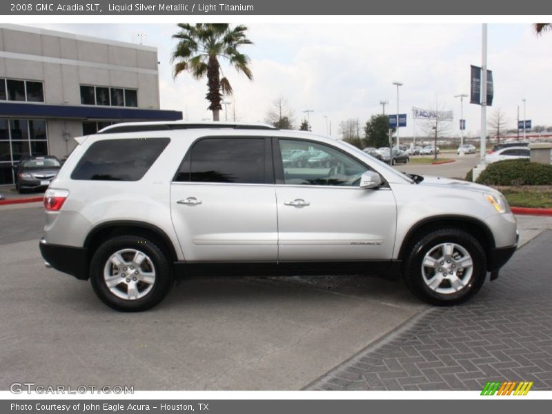 Liquid Silver Metallic / Light Titanium 2008 GMC Acadia SLT