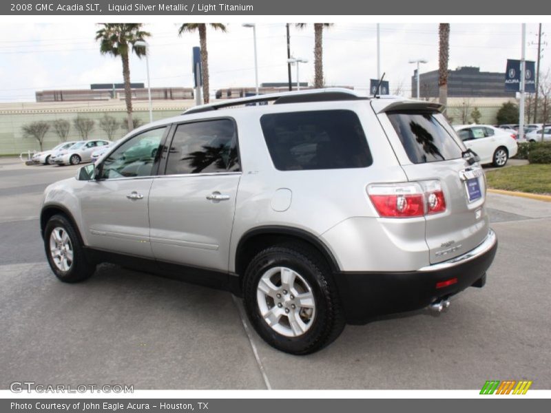 Liquid Silver Metallic / Light Titanium 2008 GMC Acadia SLT