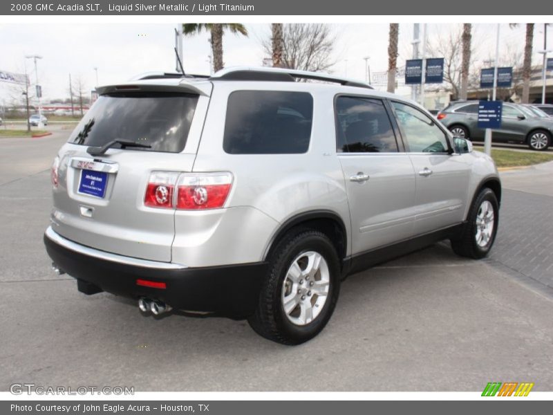 Liquid Silver Metallic / Light Titanium 2008 GMC Acadia SLT