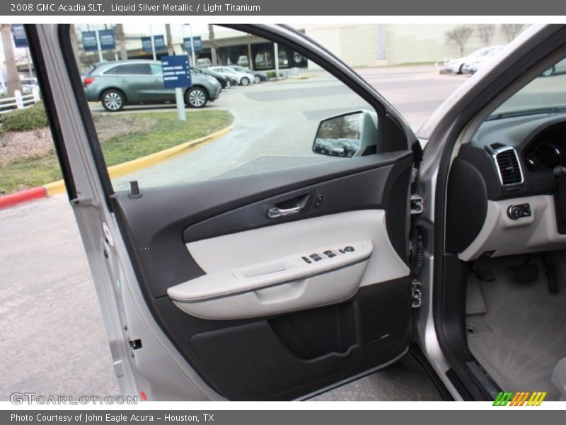 Liquid Silver Metallic / Light Titanium 2008 GMC Acadia SLT