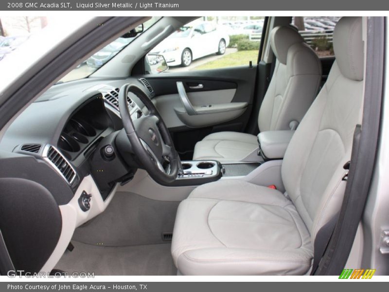Liquid Silver Metallic / Light Titanium 2008 GMC Acadia SLT