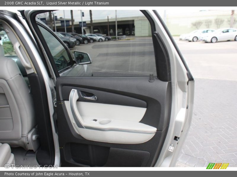 Liquid Silver Metallic / Light Titanium 2008 GMC Acadia SLT