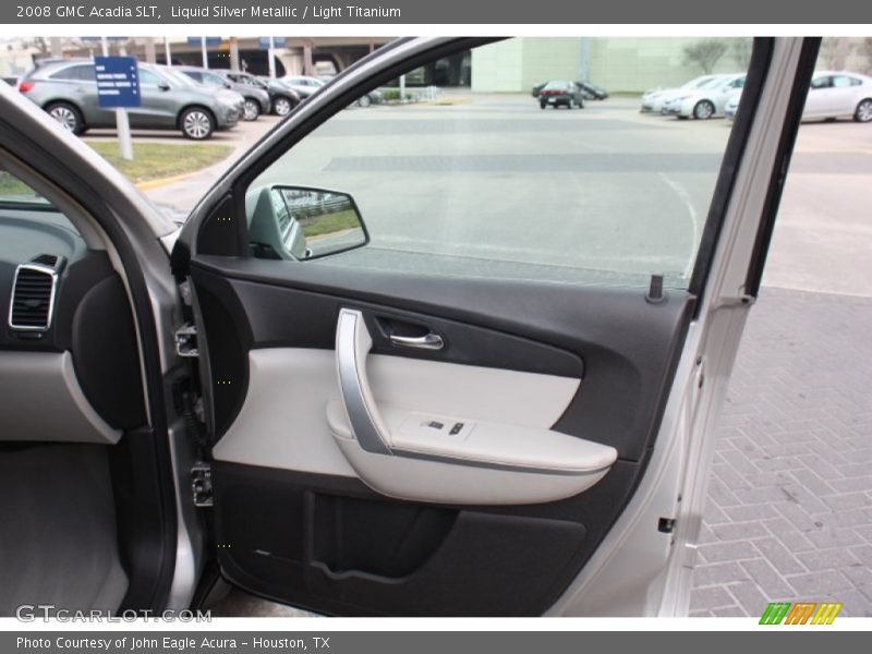 Liquid Silver Metallic / Light Titanium 2008 GMC Acadia SLT
