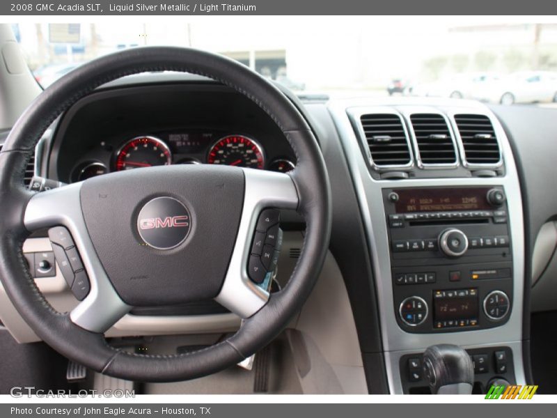 Liquid Silver Metallic / Light Titanium 2008 GMC Acadia SLT