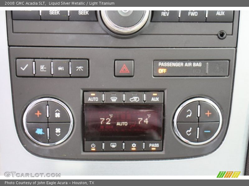 Liquid Silver Metallic / Light Titanium 2008 GMC Acadia SLT