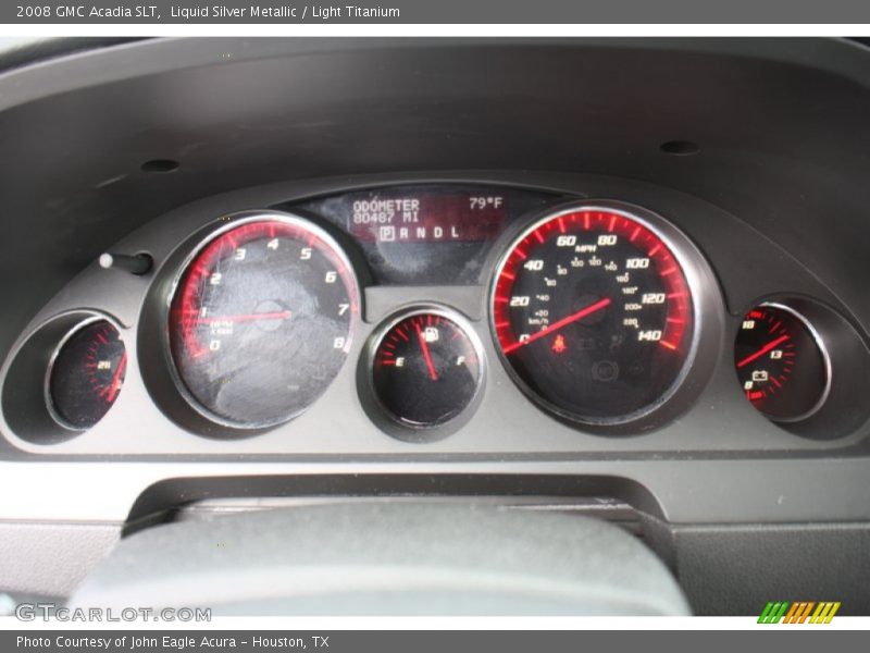 Liquid Silver Metallic / Light Titanium 2008 GMC Acadia SLT