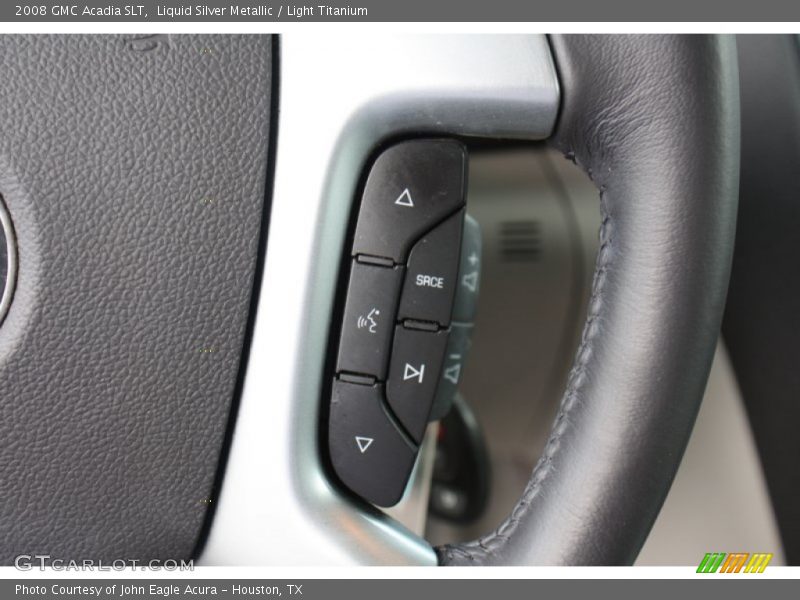 Liquid Silver Metallic / Light Titanium 2008 GMC Acadia SLT