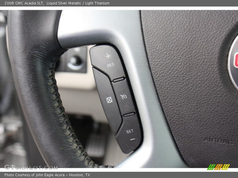 Liquid Silver Metallic / Light Titanium 2008 GMC Acadia SLT