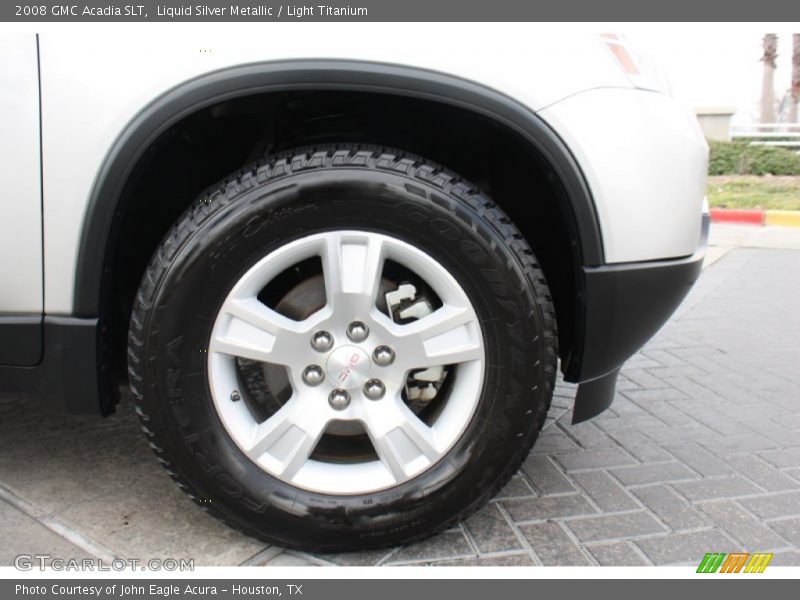 Liquid Silver Metallic / Light Titanium 2008 GMC Acadia SLT