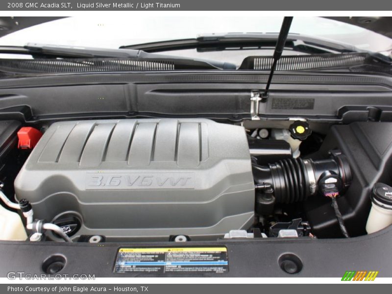 Liquid Silver Metallic / Light Titanium 2008 GMC Acadia SLT