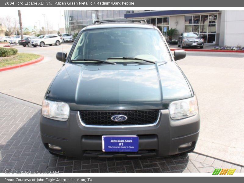 Aspen Green Metallic / Medium/Dark Pebble 2004 Ford Escape XLT V6