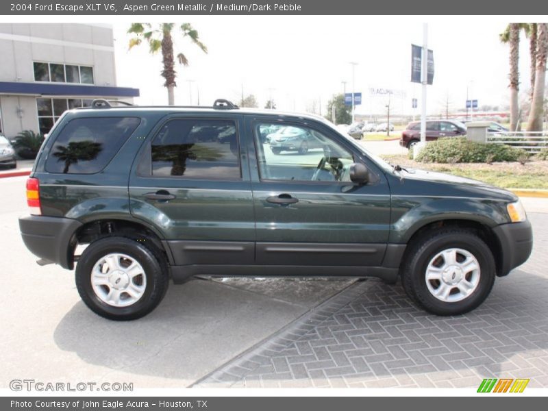 Aspen Green Metallic / Medium/Dark Pebble 2004 Ford Escape XLT V6