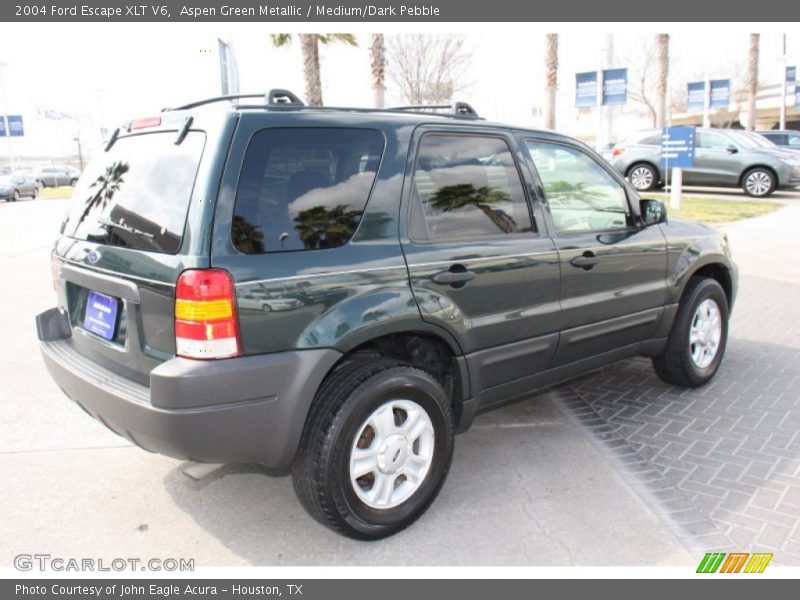 Aspen Green Metallic / Medium/Dark Pebble 2004 Ford Escape XLT V6
