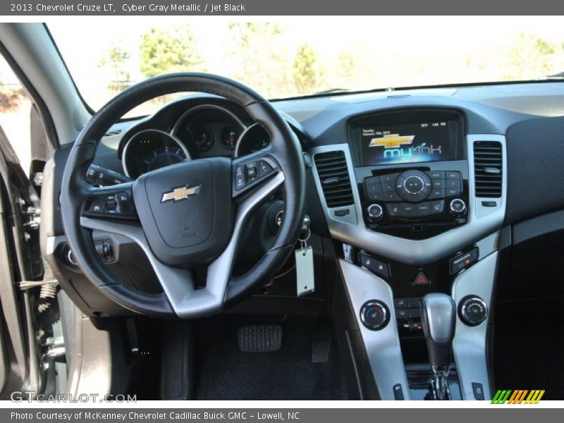 Cyber Gray Metallic / Jet Black 2013 Chevrolet Cruze LT