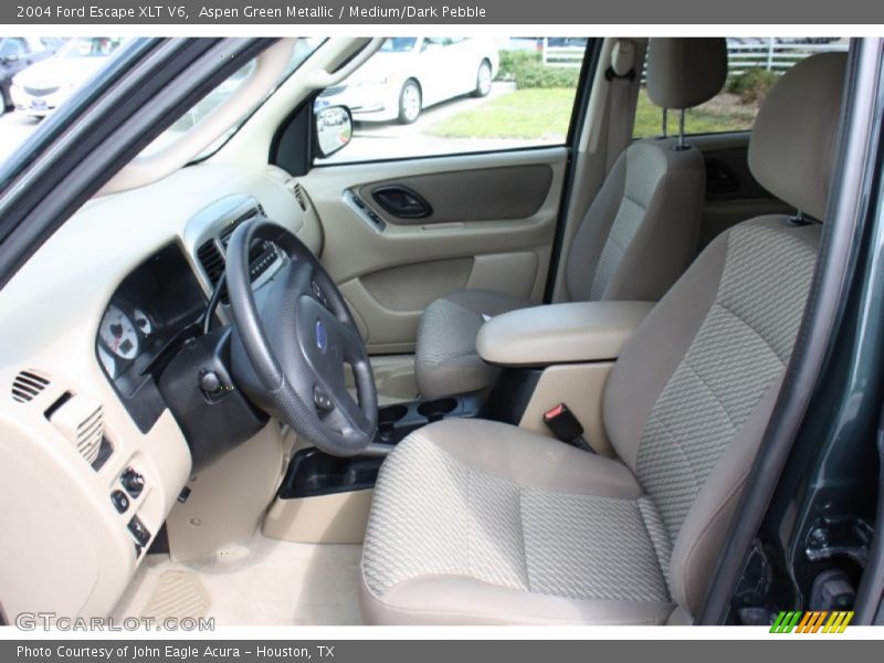 Aspen Green Metallic / Medium/Dark Pebble 2004 Ford Escape XLT V6