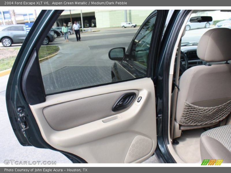 Aspen Green Metallic / Medium/Dark Pebble 2004 Ford Escape XLT V6