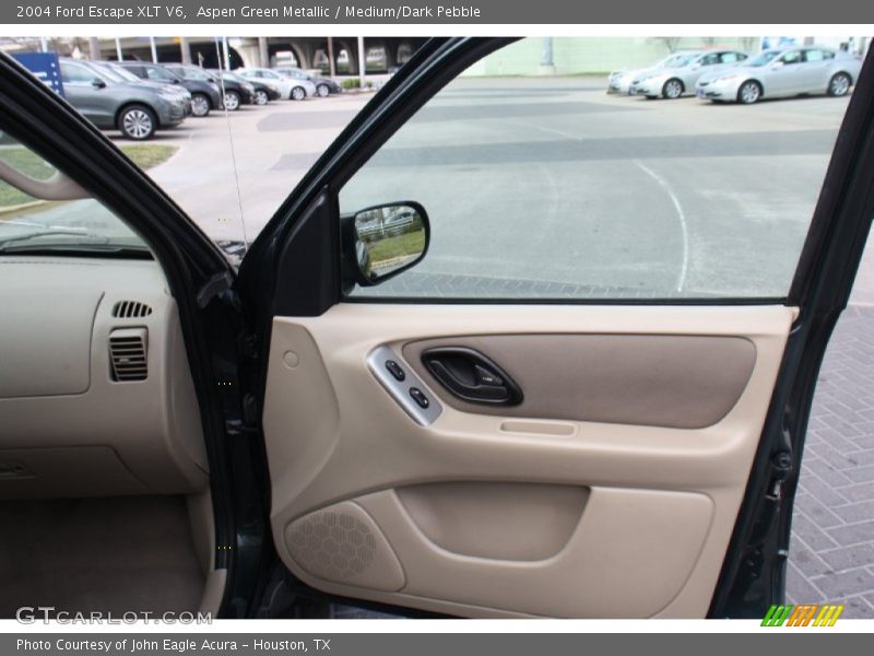 Aspen Green Metallic / Medium/Dark Pebble 2004 Ford Escape XLT V6