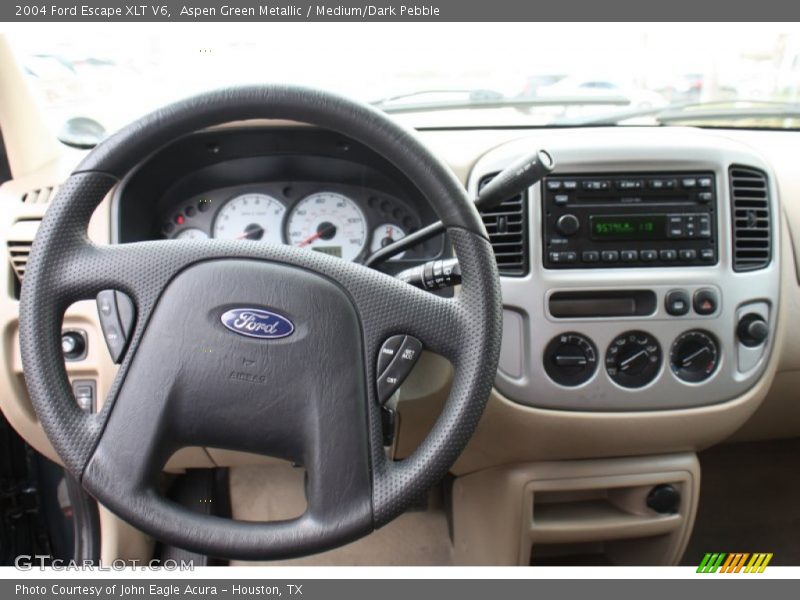 Aspen Green Metallic / Medium/Dark Pebble 2004 Ford Escape XLT V6