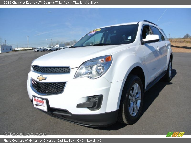 Summit White / Light Titanium/Jet Black 2013 Chevrolet Equinox LT