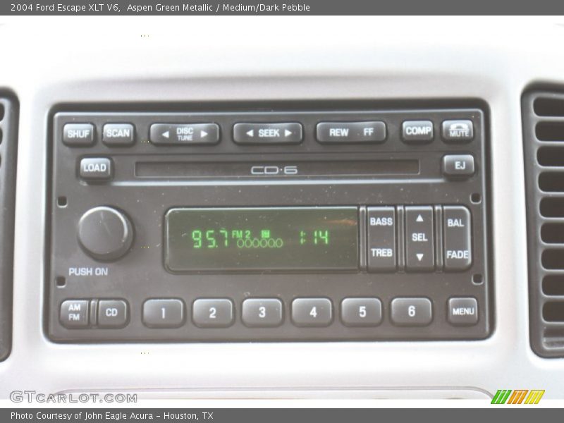 Aspen Green Metallic / Medium/Dark Pebble 2004 Ford Escape XLT V6