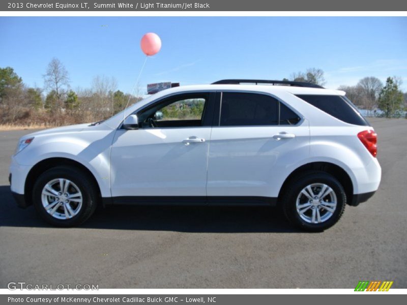 Summit White / Light Titanium/Jet Black 2013 Chevrolet Equinox LT