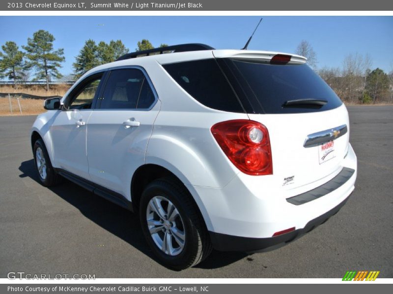 Summit White / Light Titanium/Jet Black 2013 Chevrolet Equinox LT