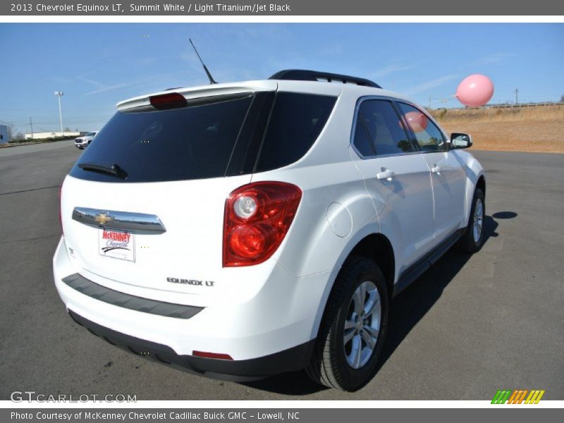 Summit White / Light Titanium/Jet Black 2013 Chevrolet Equinox LT