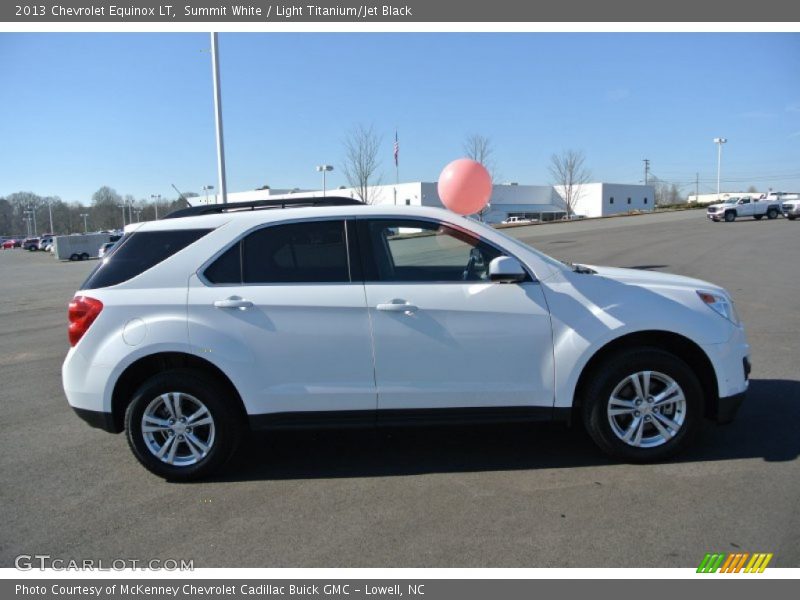 Summit White / Light Titanium/Jet Black 2013 Chevrolet Equinox LT