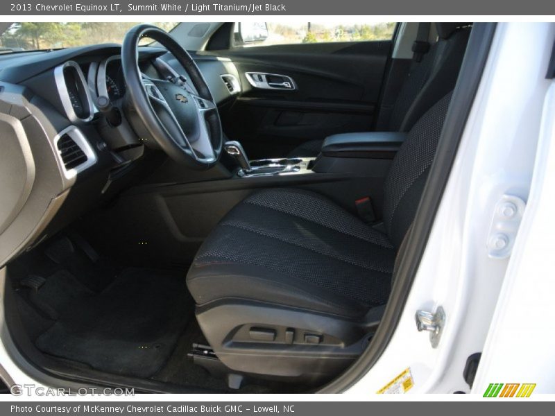 Summit White / Light Titanium/Jet Black 2013 Chevrolet Equinox LT