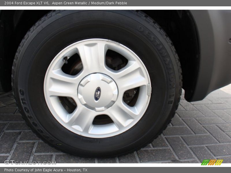 Aspen Green Metallic / Medium/Dark Pebble 2004 Ford Escape XLT V6