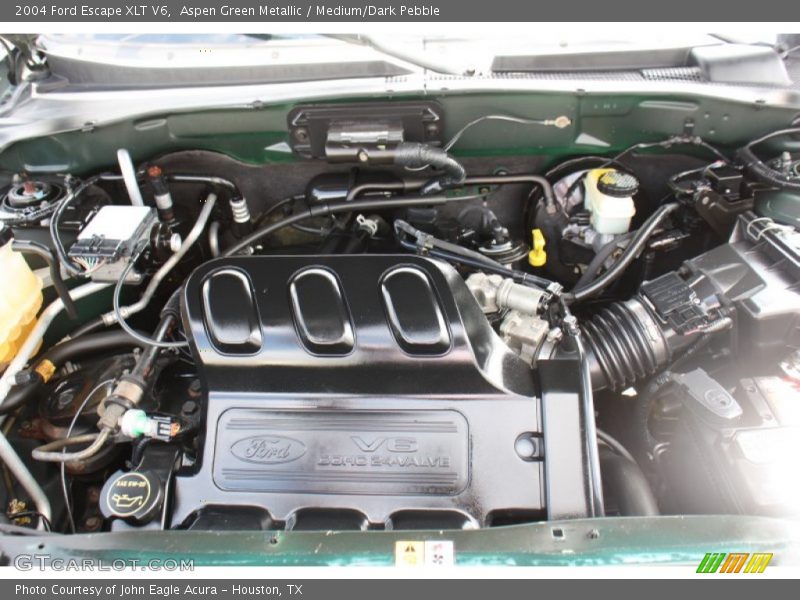 Aspen Green Metallic / Medium/Dark Pebble 2004 Ford Escape XLT V6