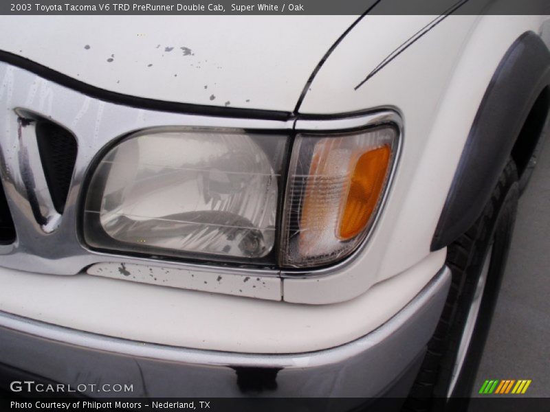 Super White / Oak 2003 Toyota Tacoma V6 TRD PreRunner Double Cab