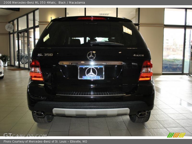 Black / Macadamia 2008 Mercedes-Benz ML 350 4Matic