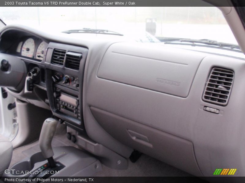 Super White / Oak 2003 Toyota Tacoma V6 TRD PreRunner Double Cab