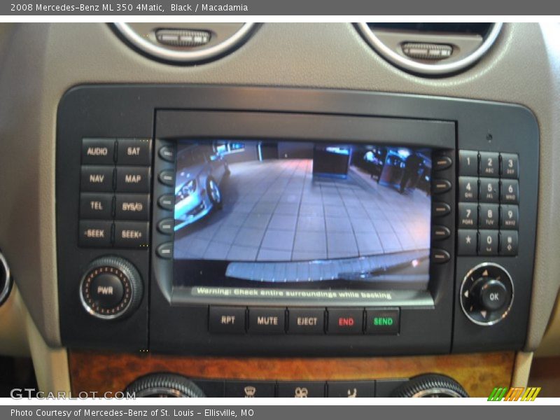 Black / Macadamia 2008 Mercedes-Benz ML 350 4Matic