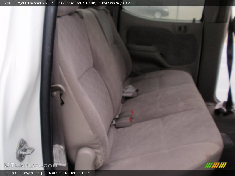 Super White / Oak 2003 Toyota Tacoma V6 TRD PreRunner Double Cab