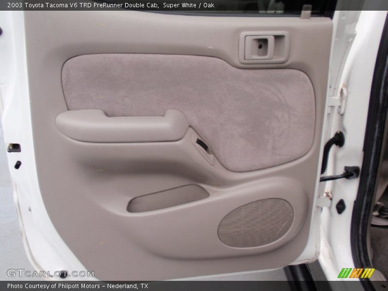 Super White / Oak 2003 Toyota Tacoma V6 TRD PreRunner Double Cab