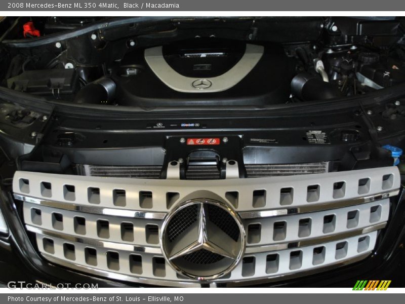 Black / Macadamia 2008 Mercedes-Benz ML 350 4Matic